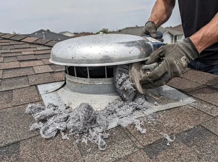 Cleaning Dryer Vent On Roof in Richmond Heights